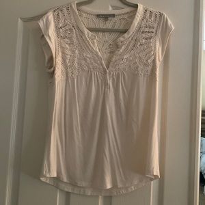 DANIEL RAINN Salinka Crochet Knit Top